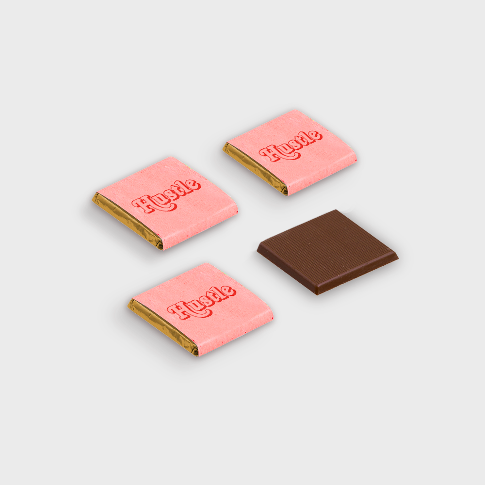 Carrés chocolat papier recyclé – Image 5