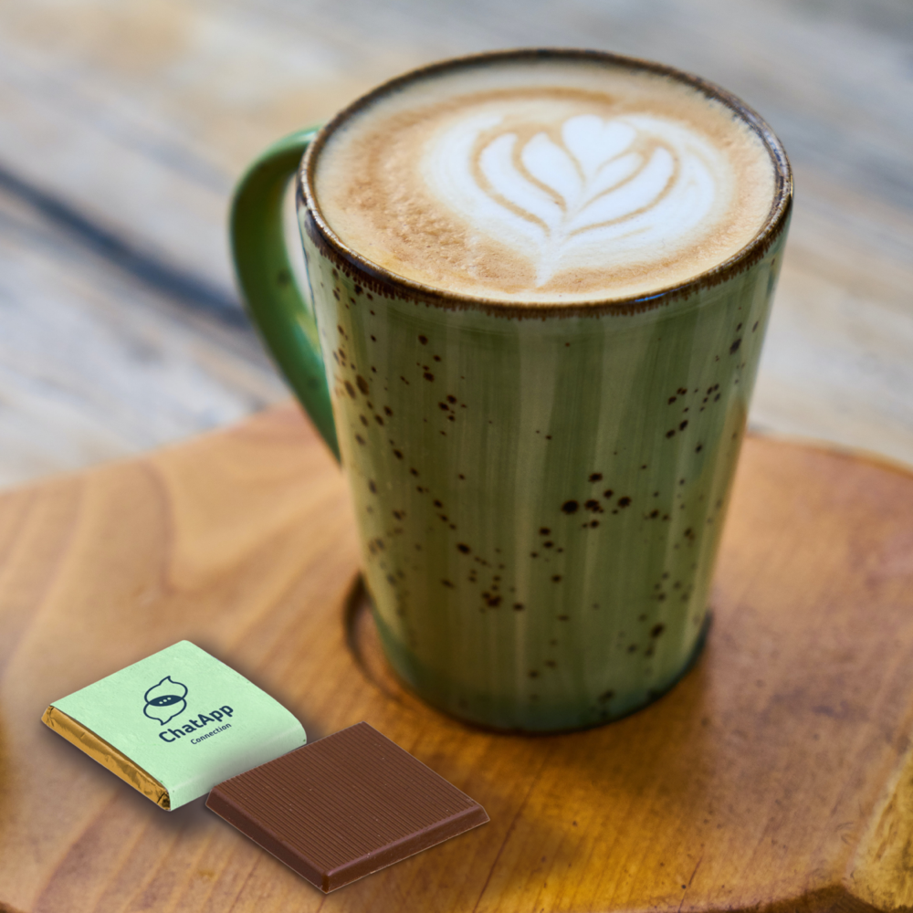 Carrés chocolat papier recyclé – Image 4