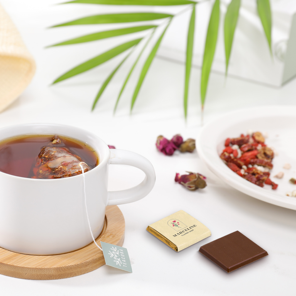 Carrés chocolat papier recyclé – Image 2