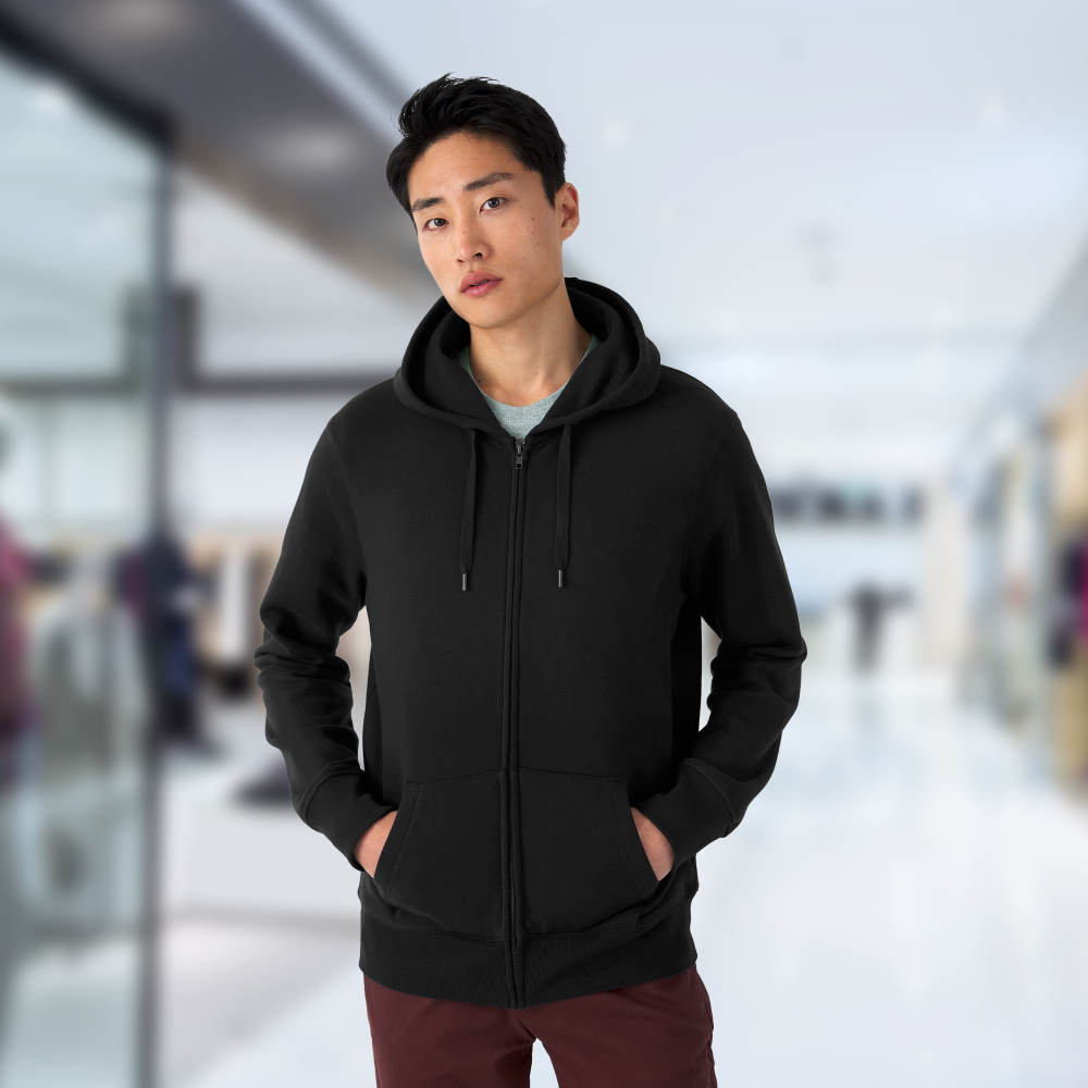 B&C Premium Modern Full Zipped Hoodie – Image 5