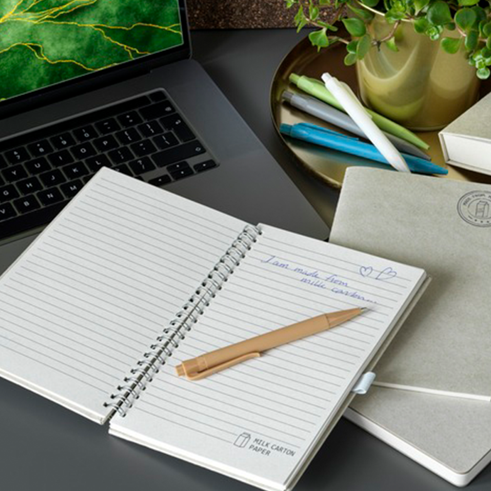 Carnet A5 en Carton de Lait Recyclé – Image 3