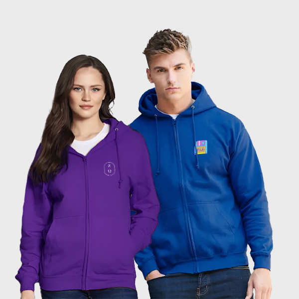 Sweat à capuche zippé homme