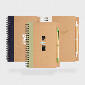 Carnet de notes kraft spirale