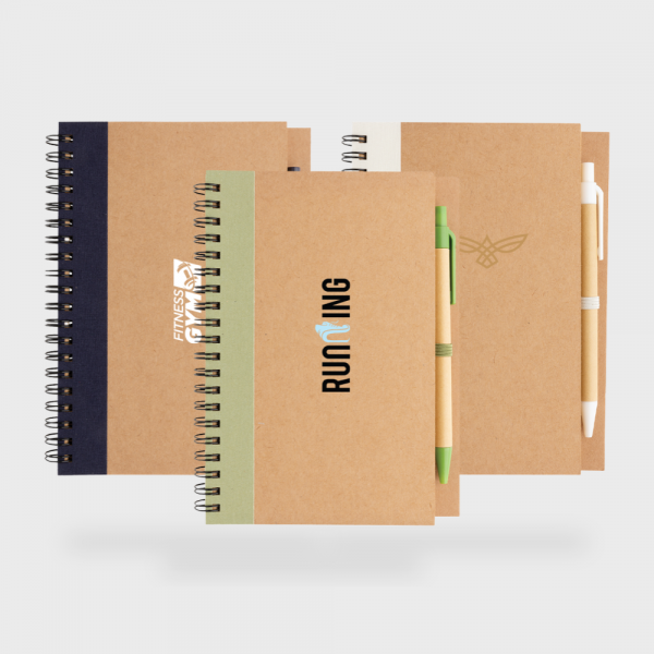 Carnet de notes kraft spirale