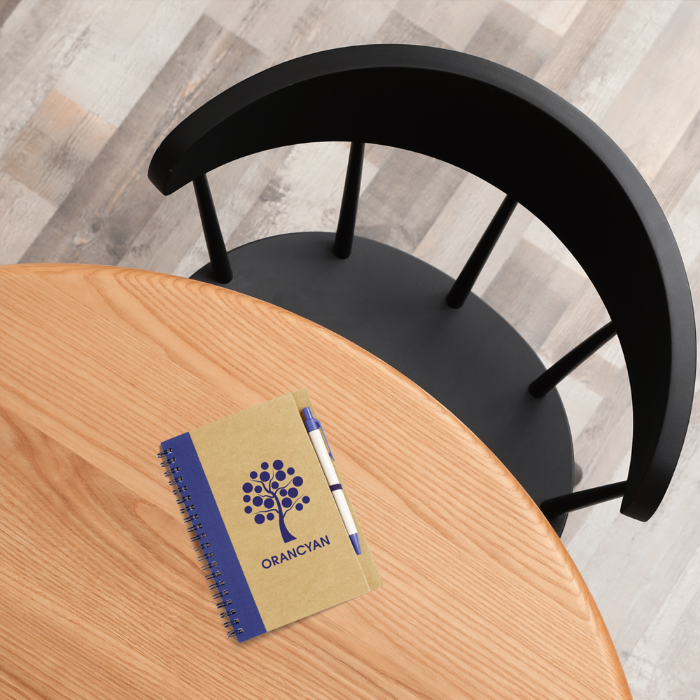 Cahier Recyclé avec Stylo – Image 4