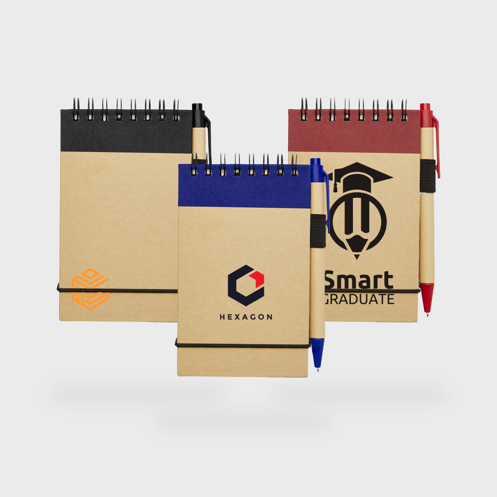 Bloc-notes Recyclé A7 et Stylo