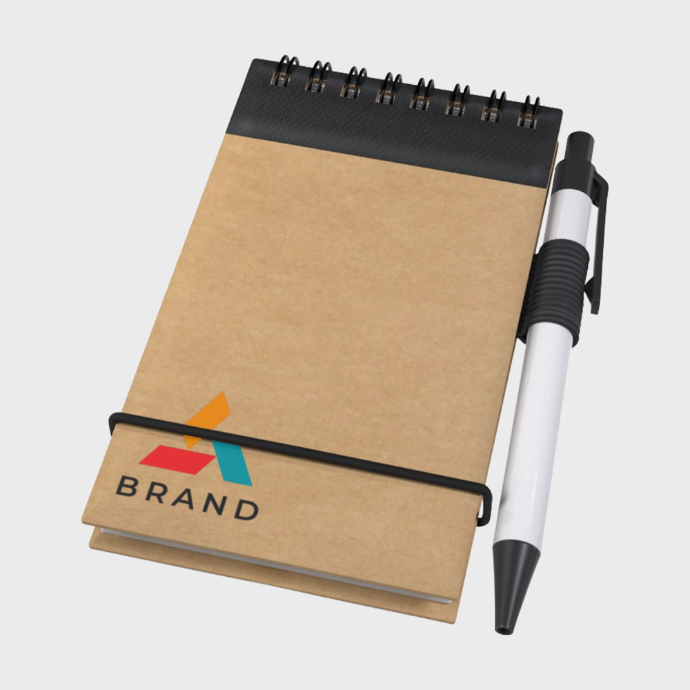 Bloc-notes Recyclé A7 et Stylo – Image 2