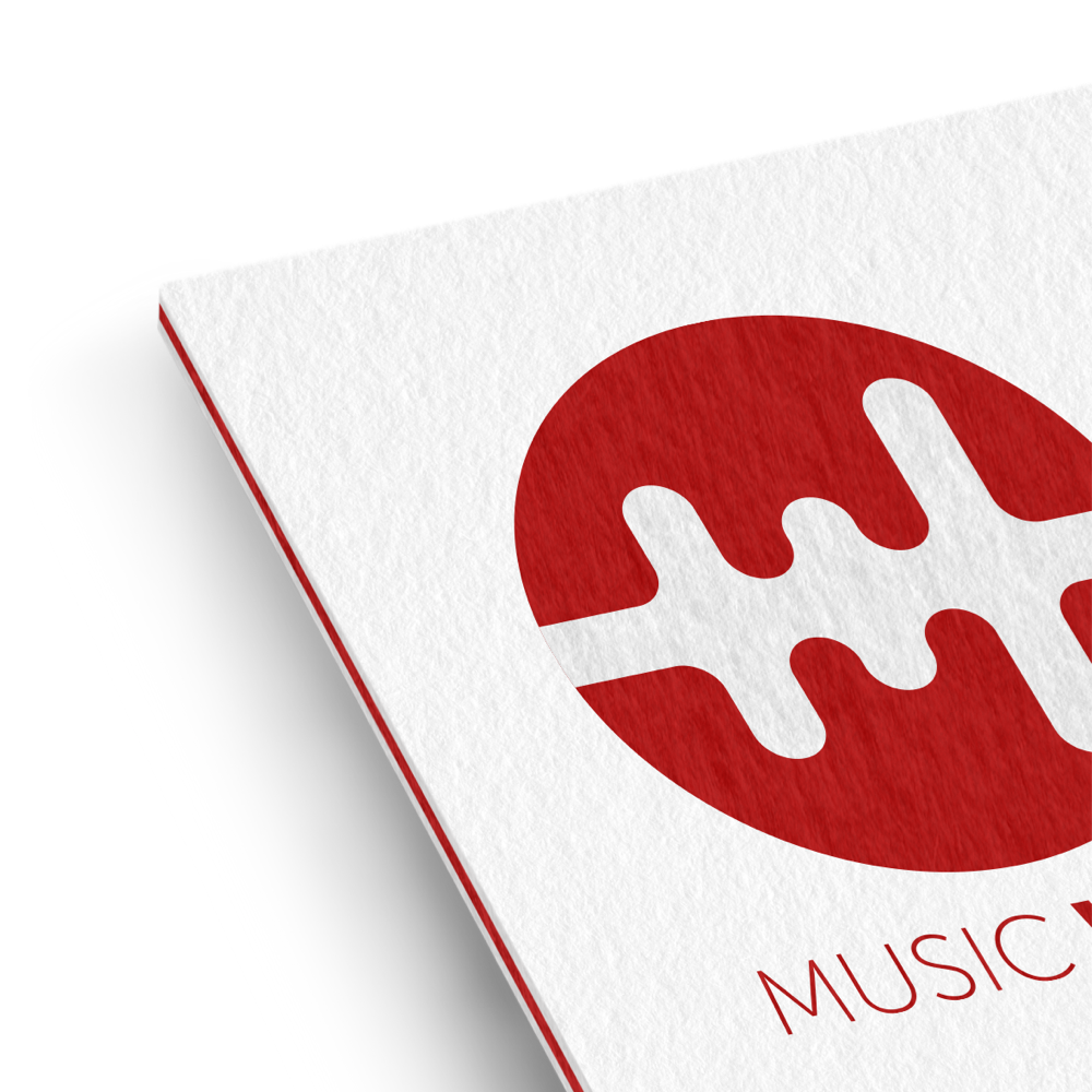 Cartes de visite à tranche colorée – Image 5