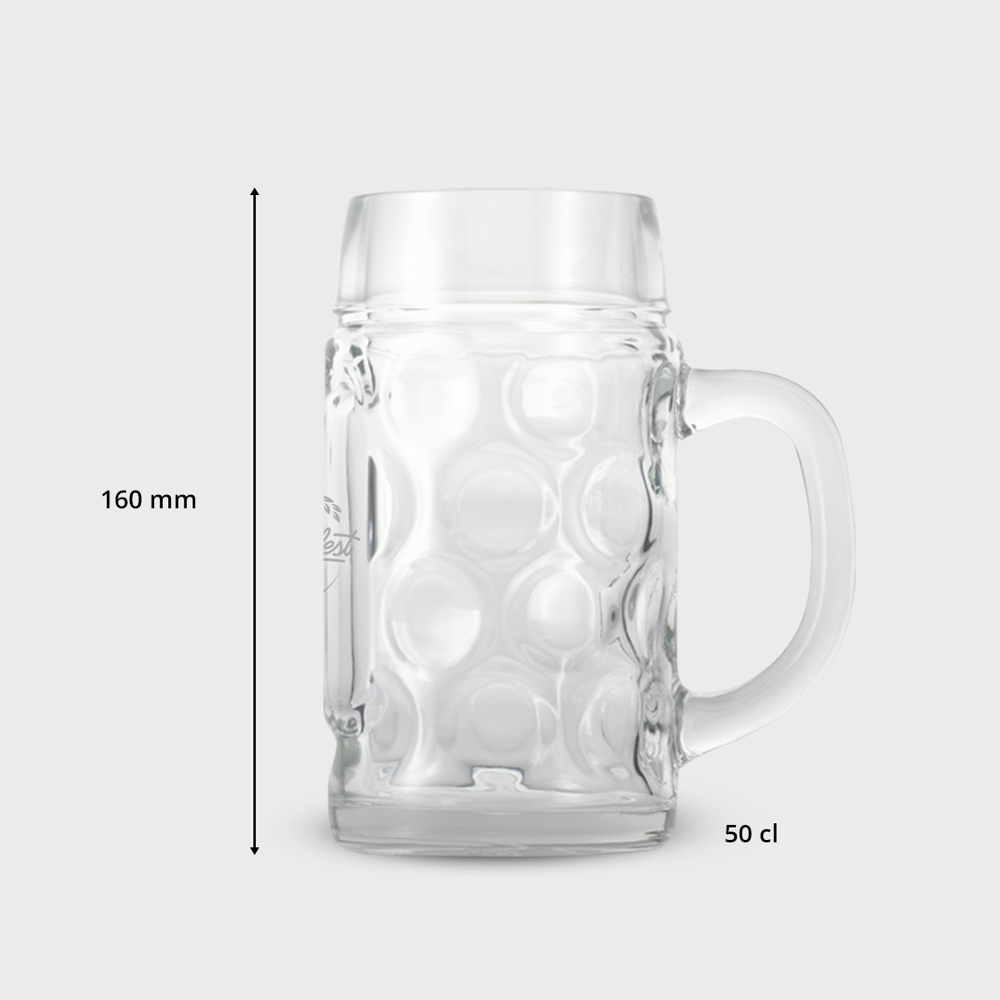 Chopes de bière 50 cl (160mm) – Image 2