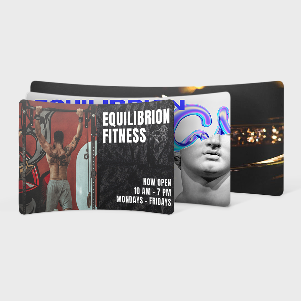 Stands parapluies courbes – Image 2