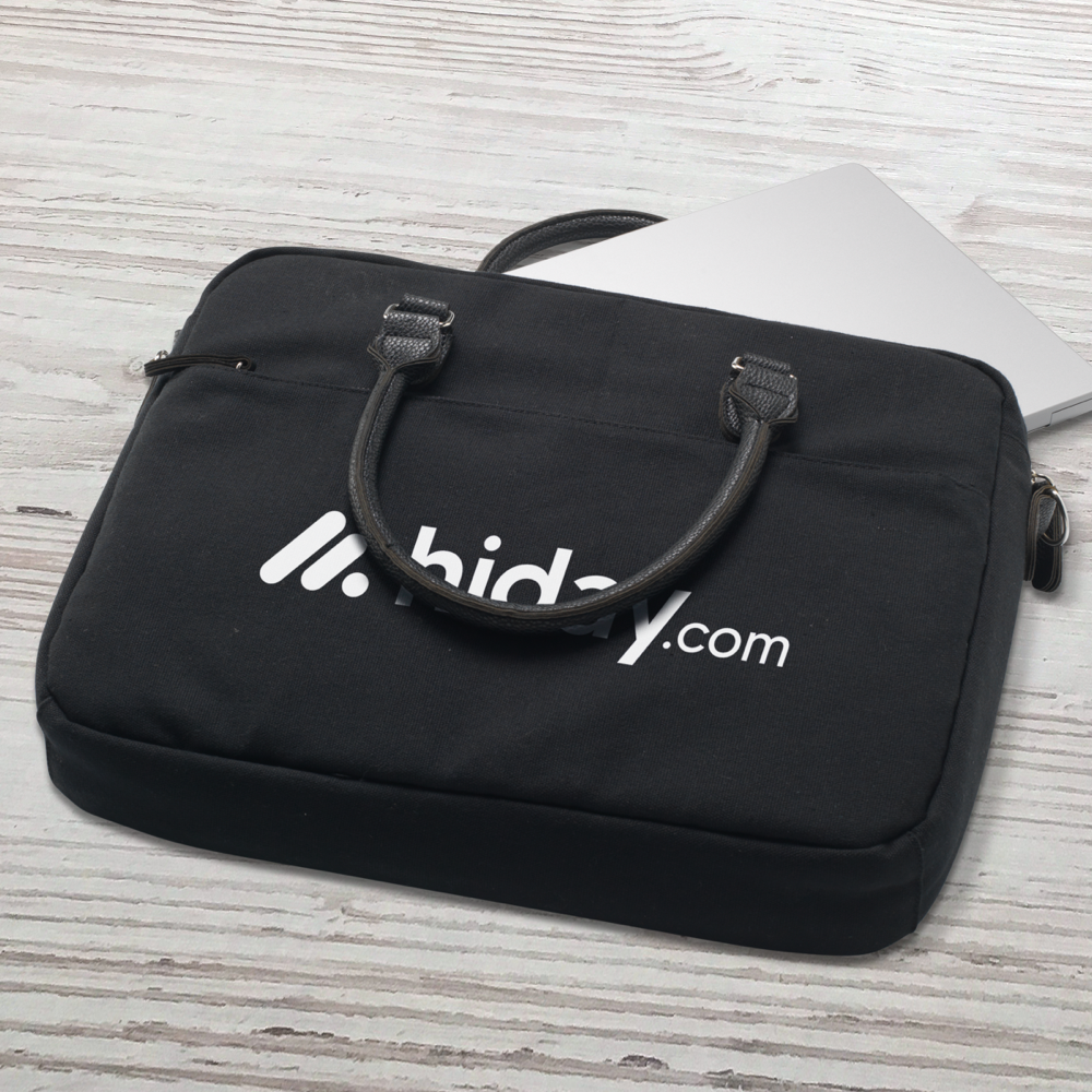 Sacoche en toile recyclée pour ordinateur portable – Image 3