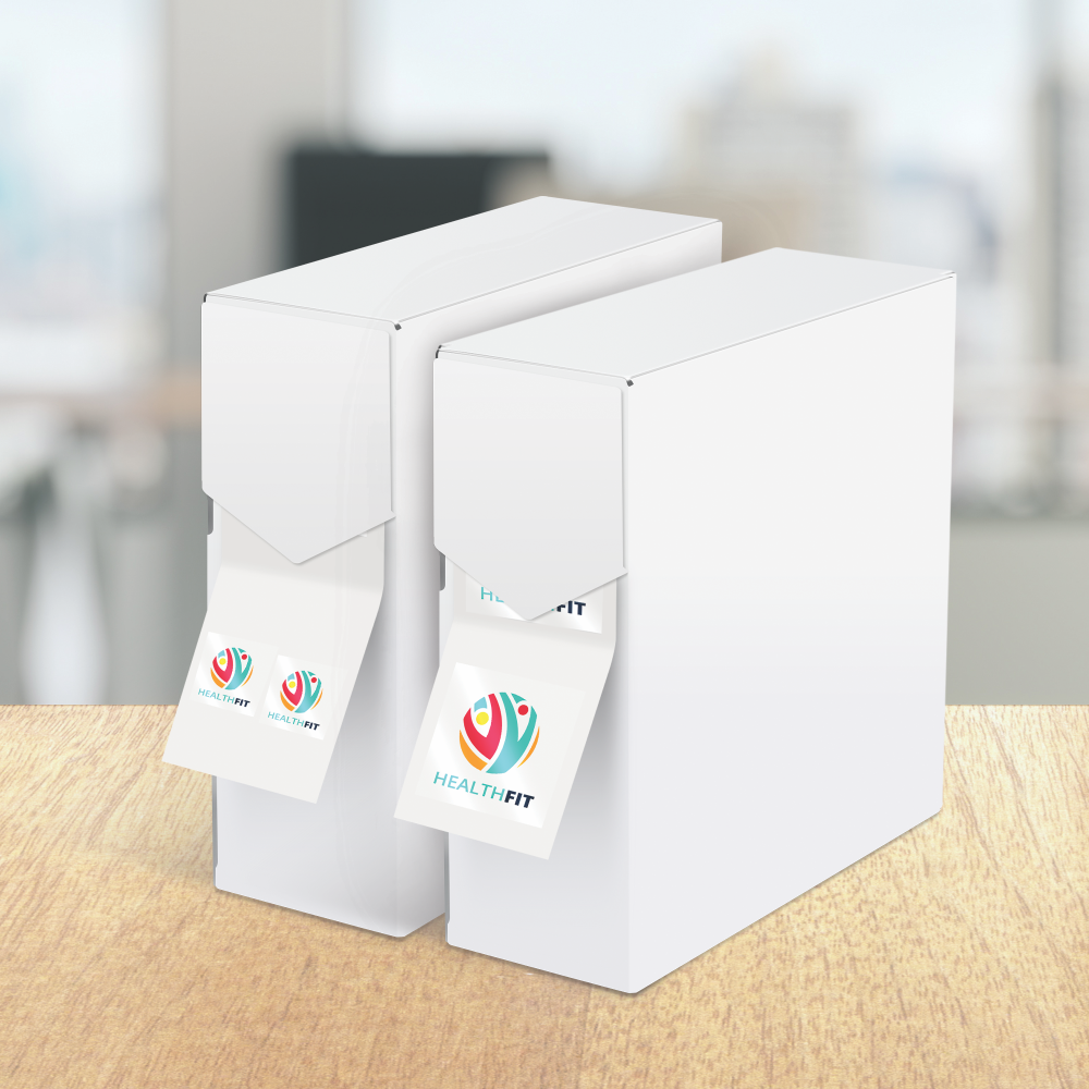 Étiquettes en PVC blanc – Image 6