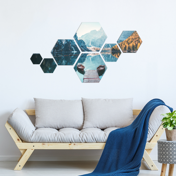 Photo hexagone