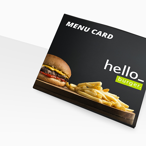 Cartes de menu à pli croisé – Image 3