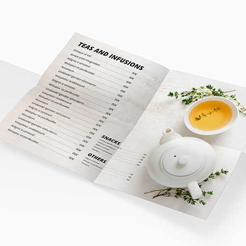 Cartes de menu à pli croisé – Image 5
