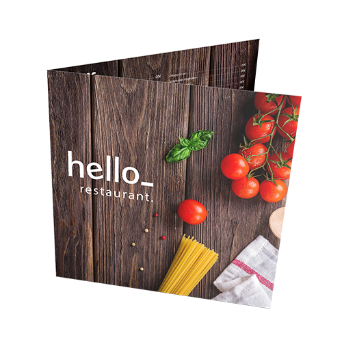 Cartes de menu un pli – Image 2
