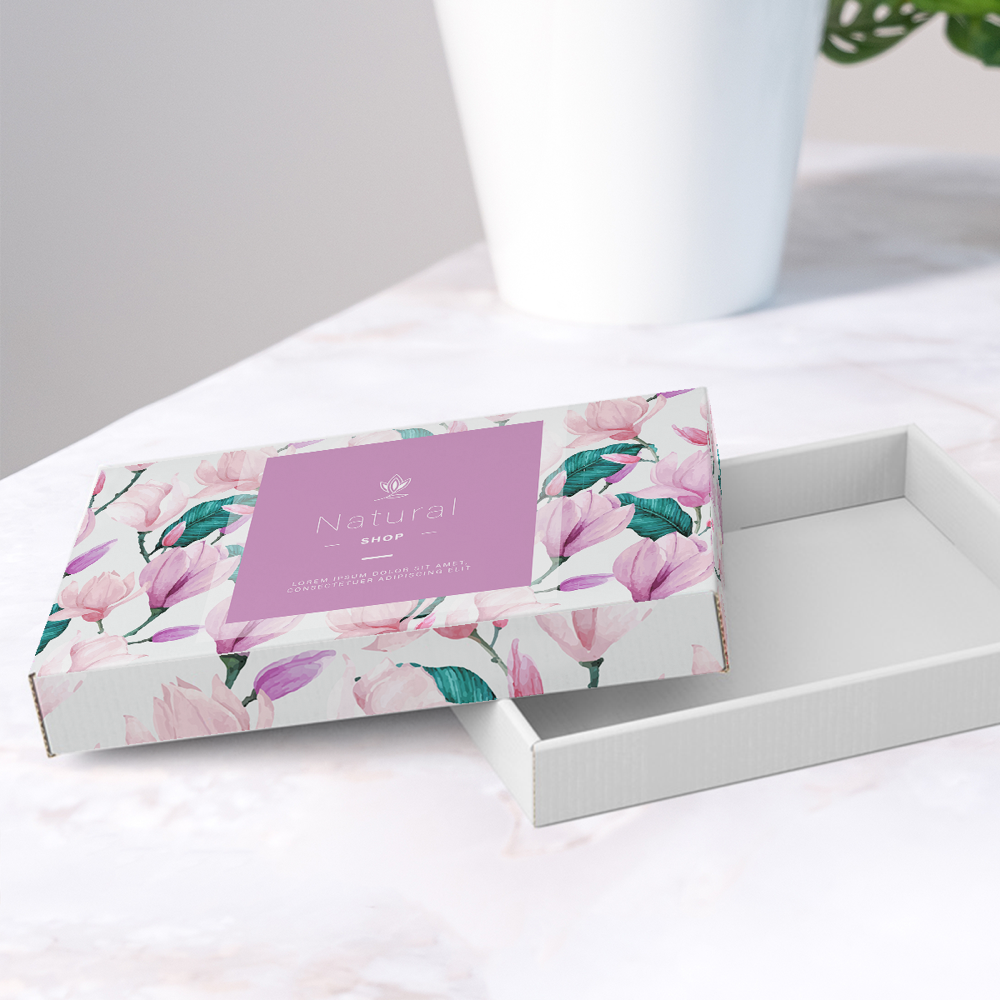 Boîte d'expédition avec couvercle – Image 3