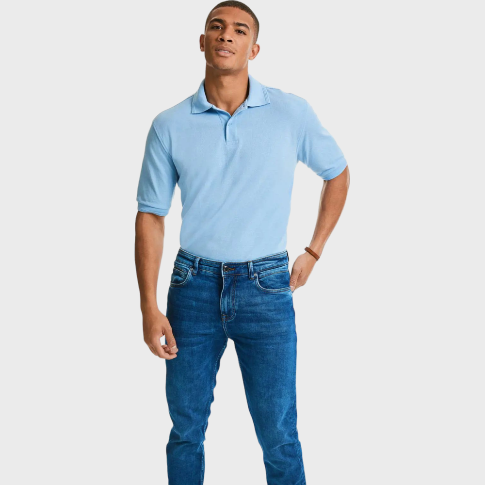 Polo durable polycoton Russell – Image 3