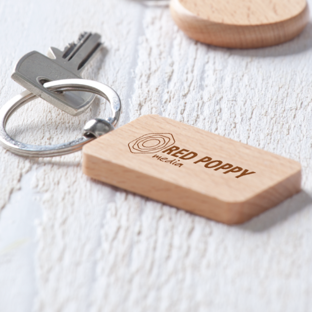 Porte-clés en bois – Image 3