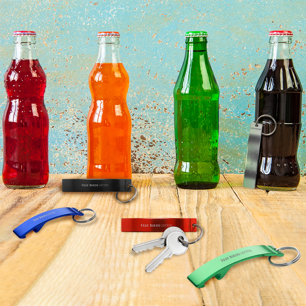 Porte-clés décapsuleur en aluminium – Image 4