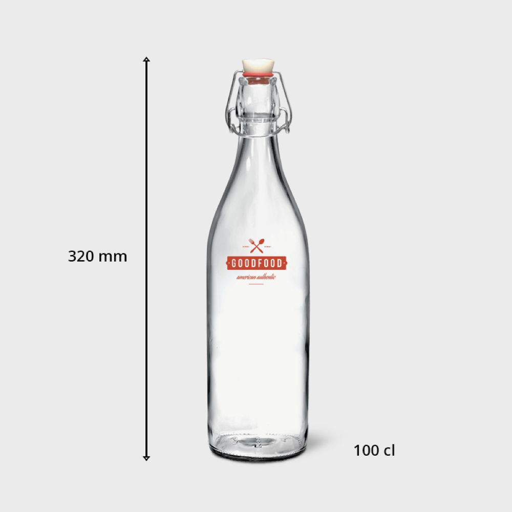 Bouteilles rondes à bouchon mécanique – Image 2