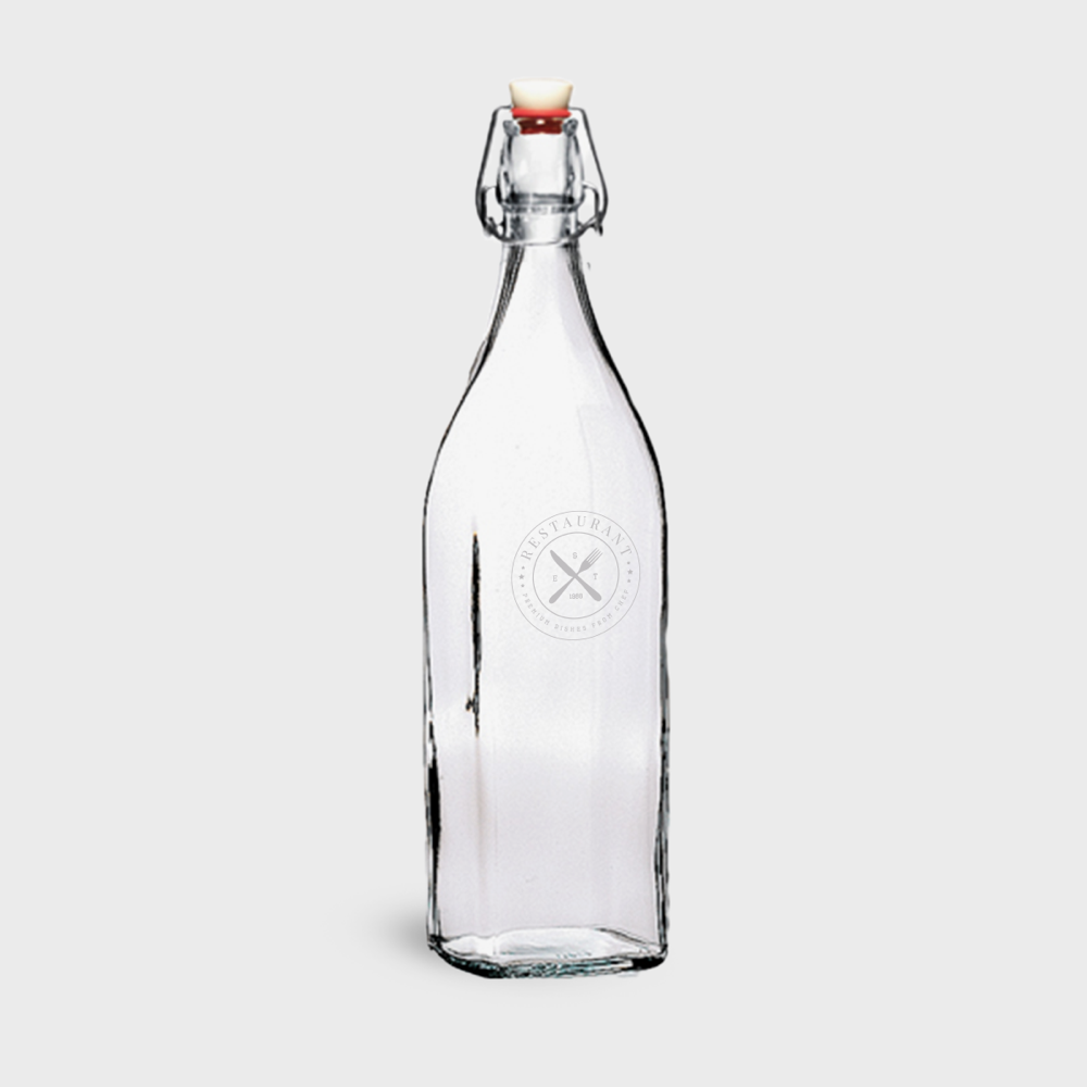 Bouteilles carrées à bouchon mécanique – Image 2