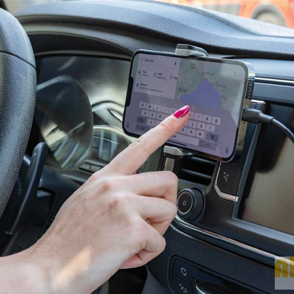 Support de téléphone de voiture 360° en plastique recyclé RCS – Image 3