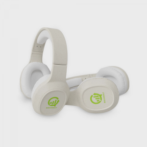 Casques bluetooth en paille de blé