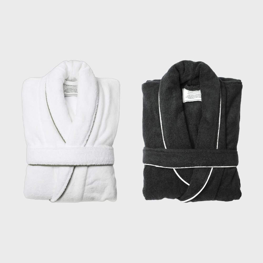 VINGA Harper - Peignoir classique en coton – Image 2