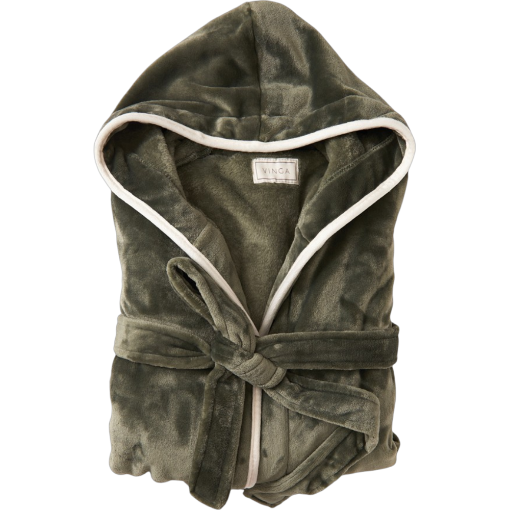 VINGA Louis Peignoir de luxe en peluche – Image 2