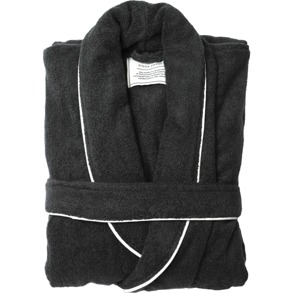 VINGA Harper - Peignoir classique en coton – Image 4