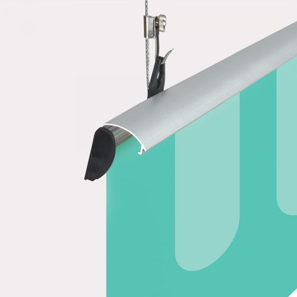 Rail de suspension avec clips pour affiche – Image 3