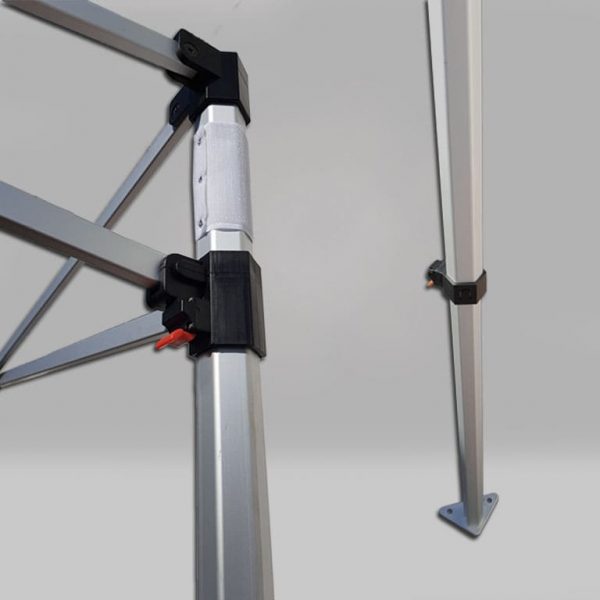 Structure de tonnelle seule, sans toile