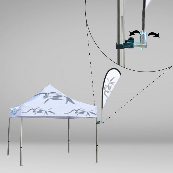 Base, support de Beach flags pour tonnelle – Image 2