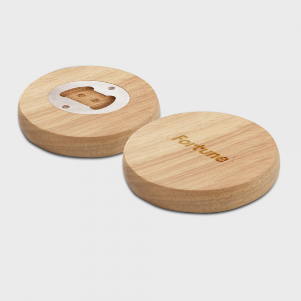 Décapsuleur rond en bois