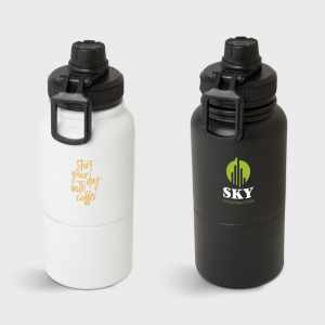 Bouteille thermos de sport avec conteneur de rangement | 840 ml