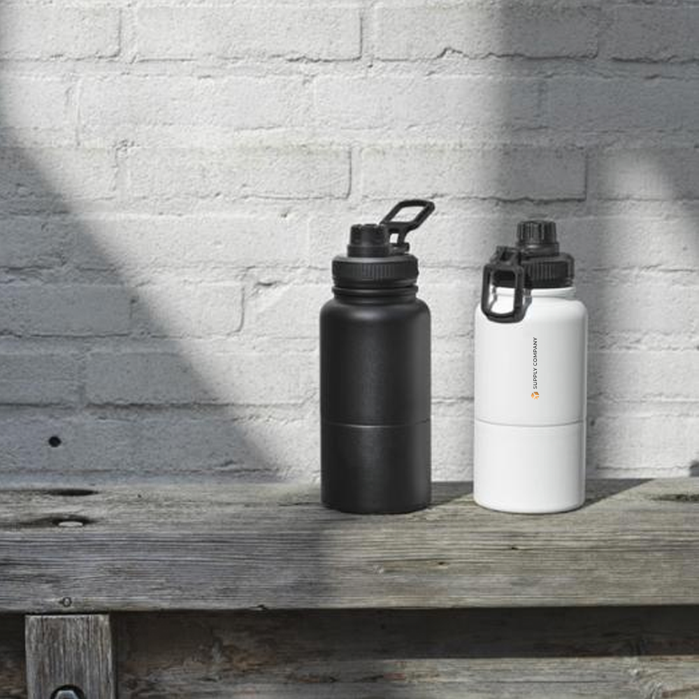 Bouteille thermos de sport avec conteneur de rangement | 840 ml – Image 3