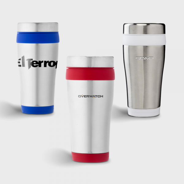 Gourde isotherme en argent RCS | 410ml