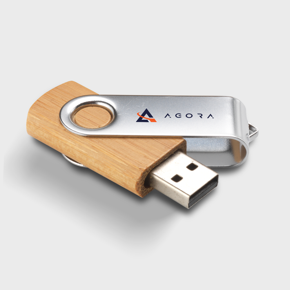 USB Twist Bamboo 16/32/64 GB – Image 3