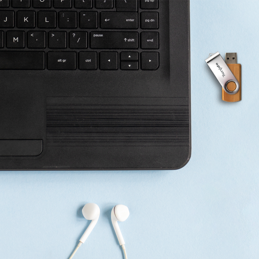 USB Twist Bamboo 16/32/64 GB – Image 5