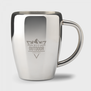 Mug à double paroi en acier inoxydable