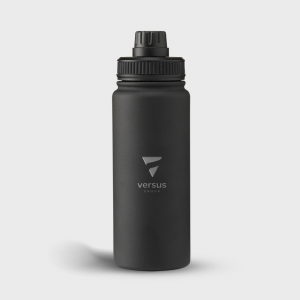 Thermos en acier inoxydable recyclé avec anneau de transport