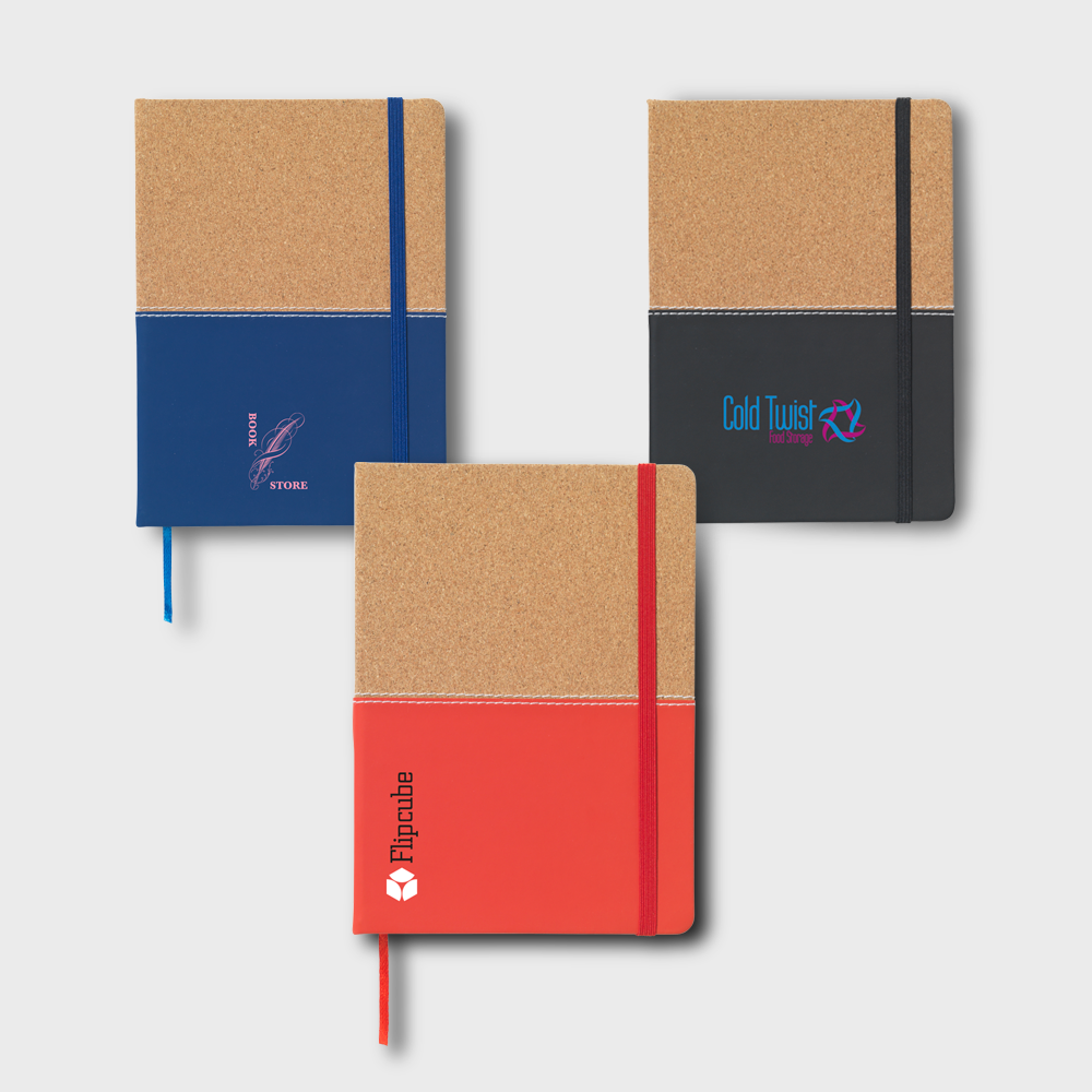 Carnet journal en papier et liège