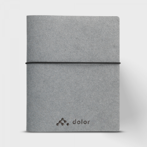 Carnet de notes A5 rechargeable en textile recyclé