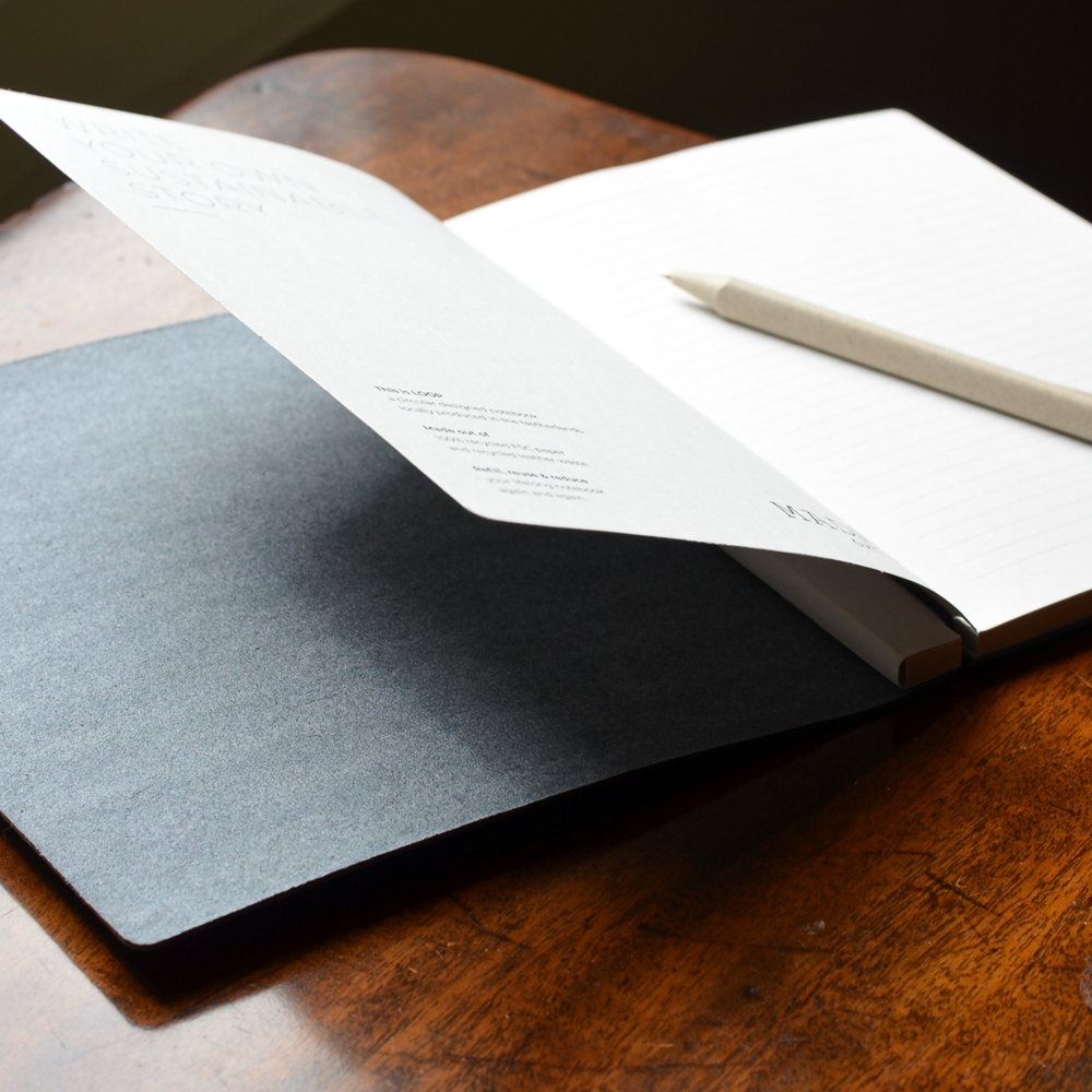 Carnet de notes A5 rechargeable en textile recyclé – Image 4