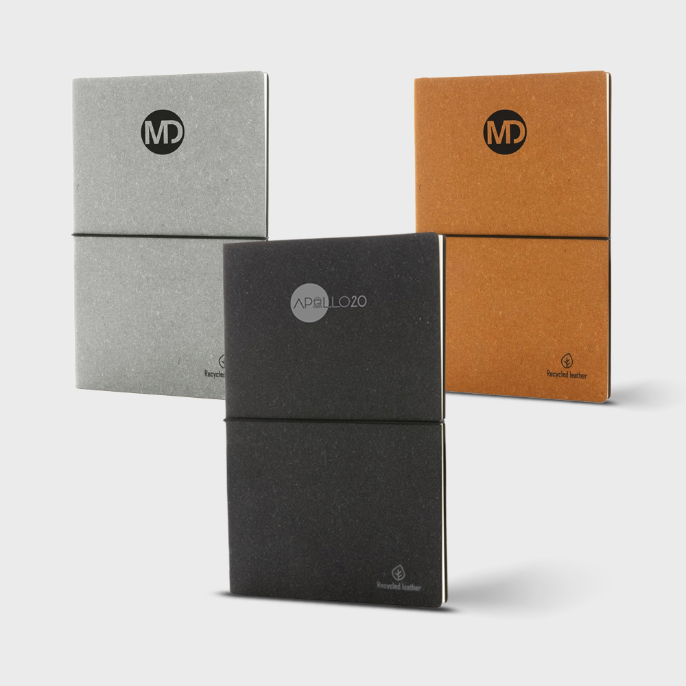 Carnet en cuir recyclé A5 – Image 3