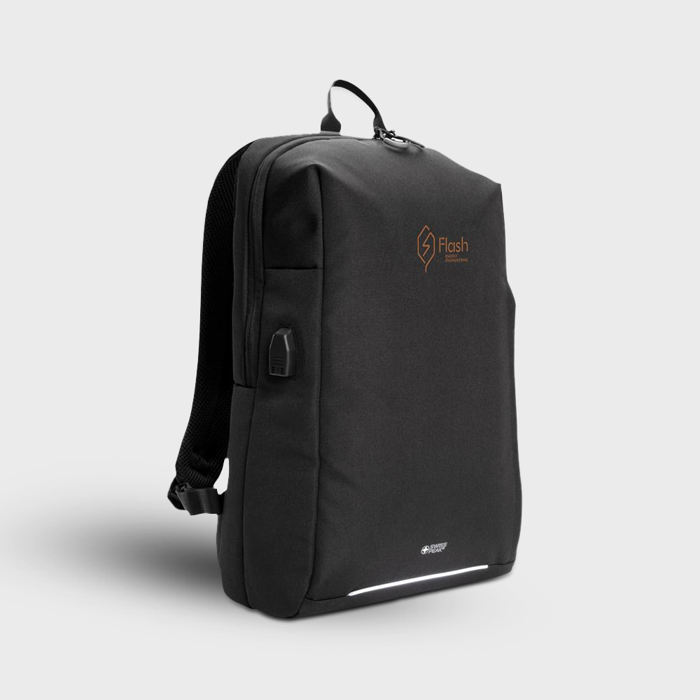 Swiss Peak AWARE™ RFID and USB A laptop backpack – Image 2