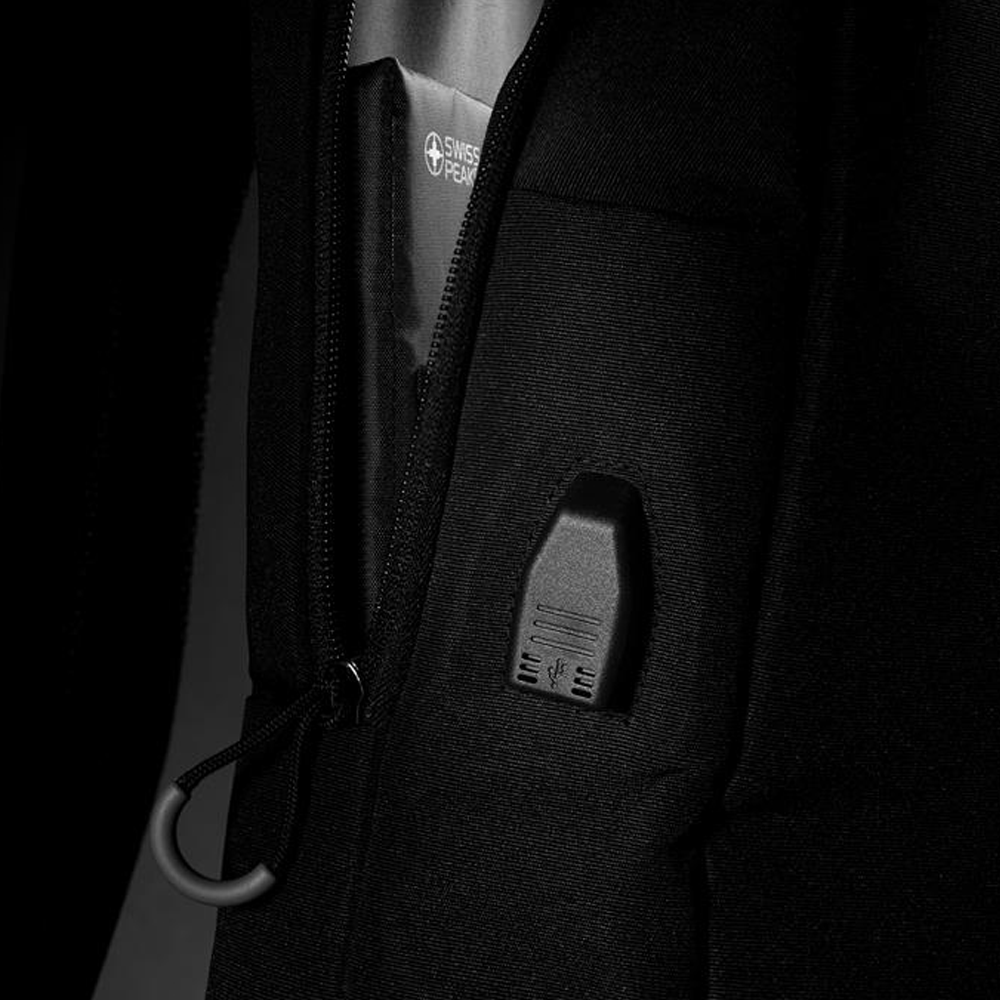 Swiss Peak AWARE™ RFID and USB A laptop backpack – Image 6