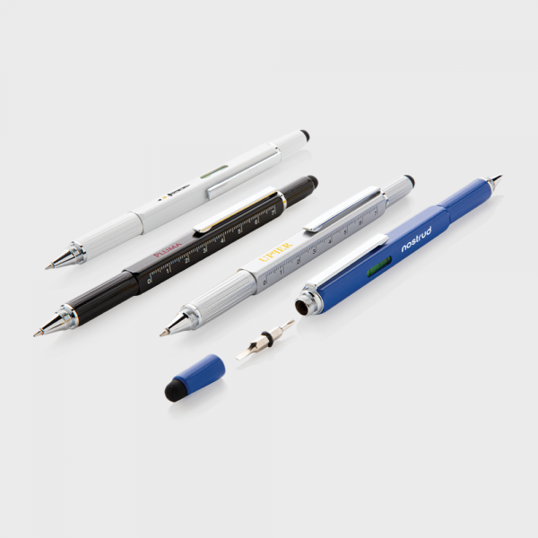 Stylo outil 5 en 1 aluminium