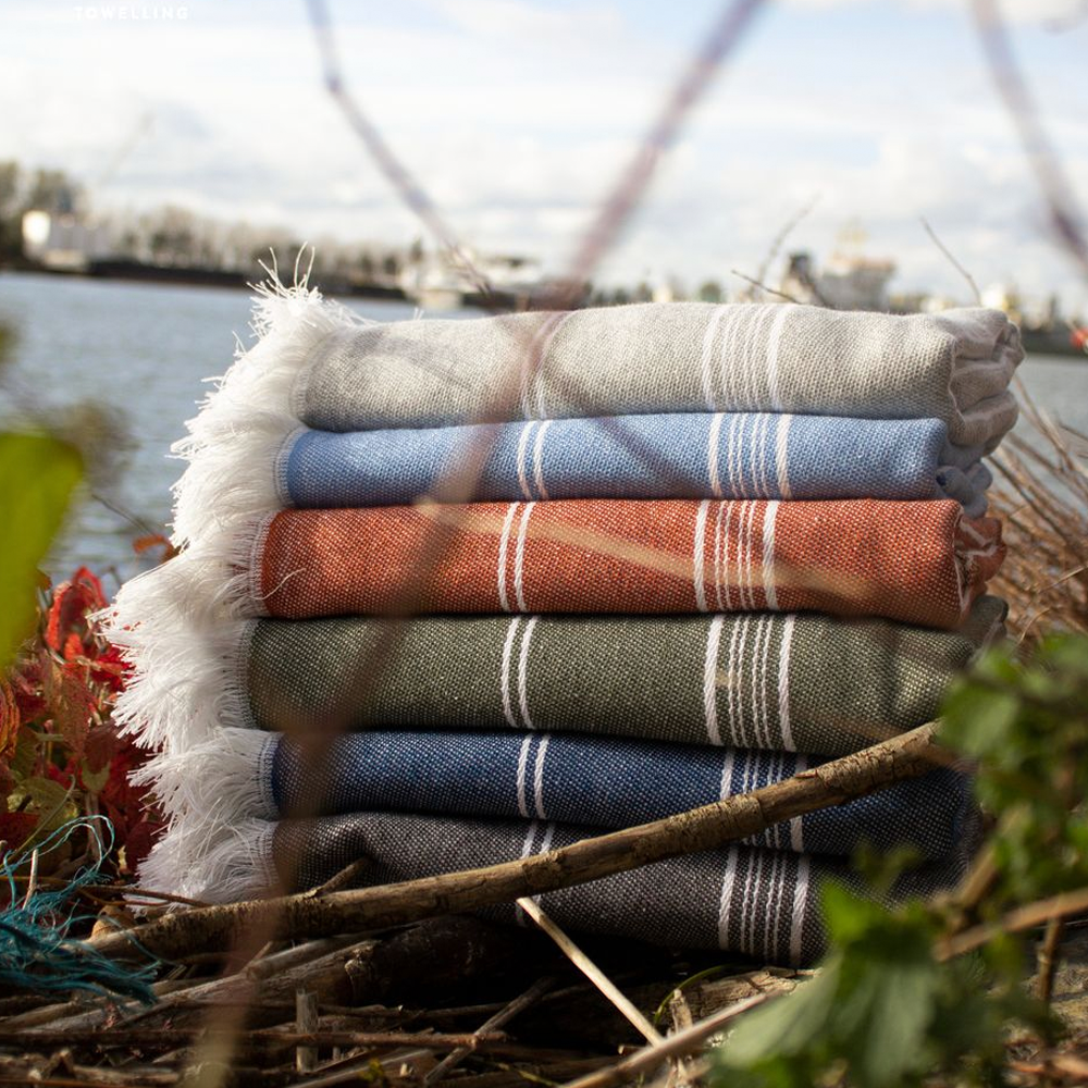 Fouta en matériaux recyclée | 100 x 180 – Image 4